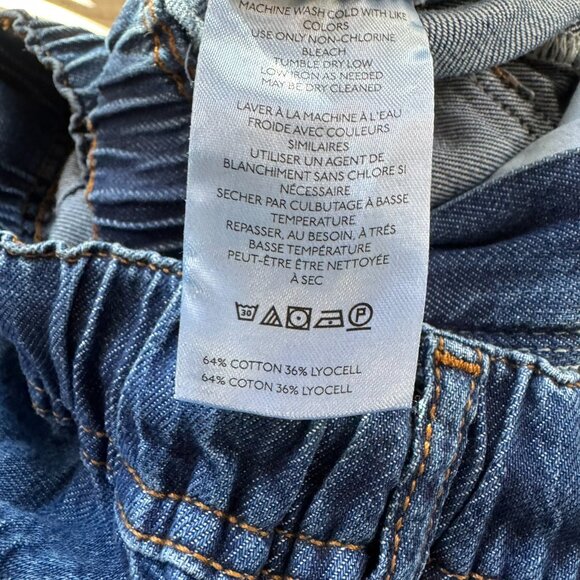 New Anthropologie Pilcro Adi Mid Rise Wide Leg Flare Drawstring Jeans Medium - Picture 7 of 9